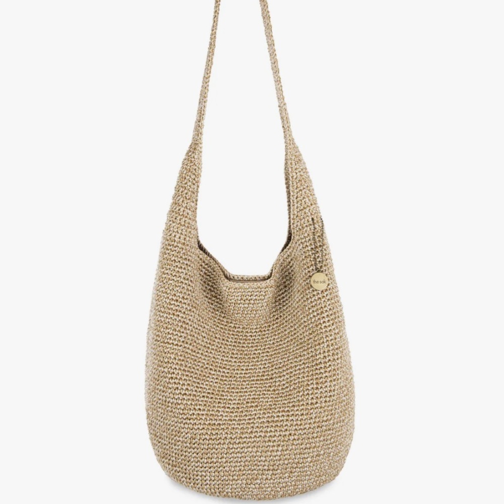 Elegant Pink Hobo Bag (pink crochet bag)